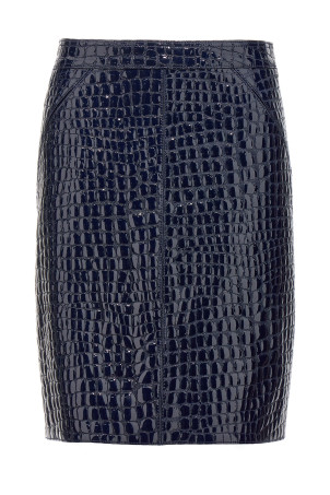 Спідниця з крокодиловим принтом Синя TOM FORD (GCL871LEX306HB784) Спідниця з крокодиловим принтом Синя TOM FORD (GCL871LEX306HB784)