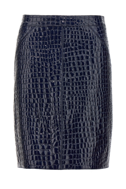 Спідниця з крокодиловим принтом Синя TOM FORD (GCL871LEX306HB784) Спідниця з крокодиловим принтом Синя TOM FORD (GCL871LEX306HB784)