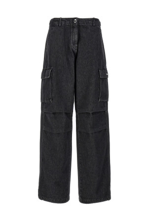 Джинсы «Denim Wide Leg Cargo» черные (COPP40852WABK) Джинсы «Denim Wide Leg Cargo» черные (COPP40852WABK)