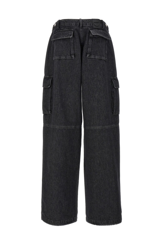 Джинсы «Denim Wide Leg Cargo» черные (COPP40852WABK) Джинсы «Denim Wide Leg Cargo» черные (COPP40852WABK)