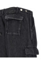 Джинсы «Denim Wide Leg Cargo» черные (COPP40852WABK) Джинсы «Denim Wide Leg Cargo» черные (COPP40852WABK)
