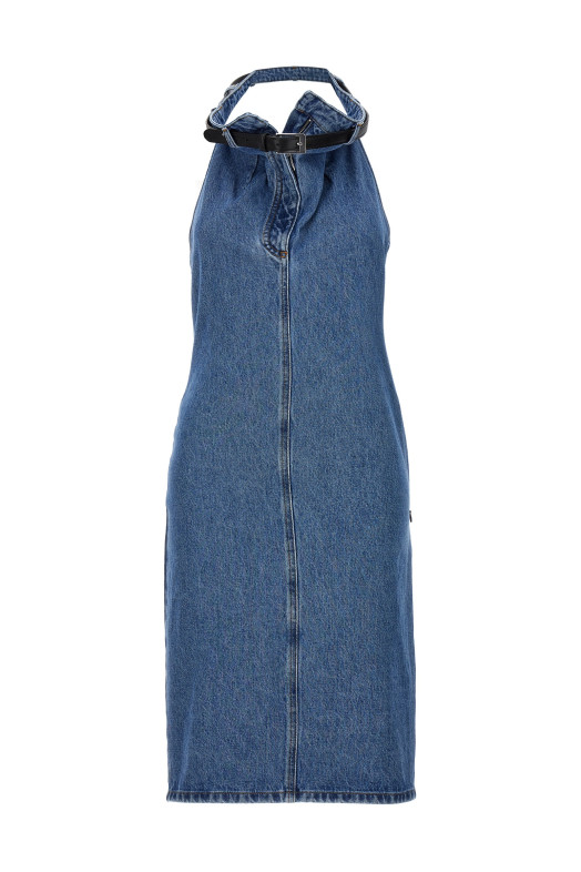 Платье «Belt Halter Neck» синее (COPR92202WASBLU) Платье «Belt Halter Neck» синее (COPR92202WASBLU)