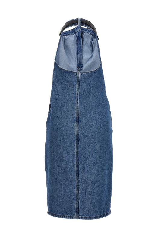 Платье «Belt Halter Neck» синее (COPR92202WASBLU) Платье «Belt Halter Neck» синее (COPR92202WASBLU)