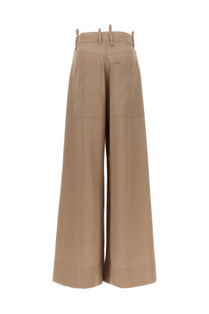 Штани Palazzo Бежеві THE ATTICO (241WCP148W046198) Штани Palazzo Бежеві THE ATTICO (241WCP148W046198)