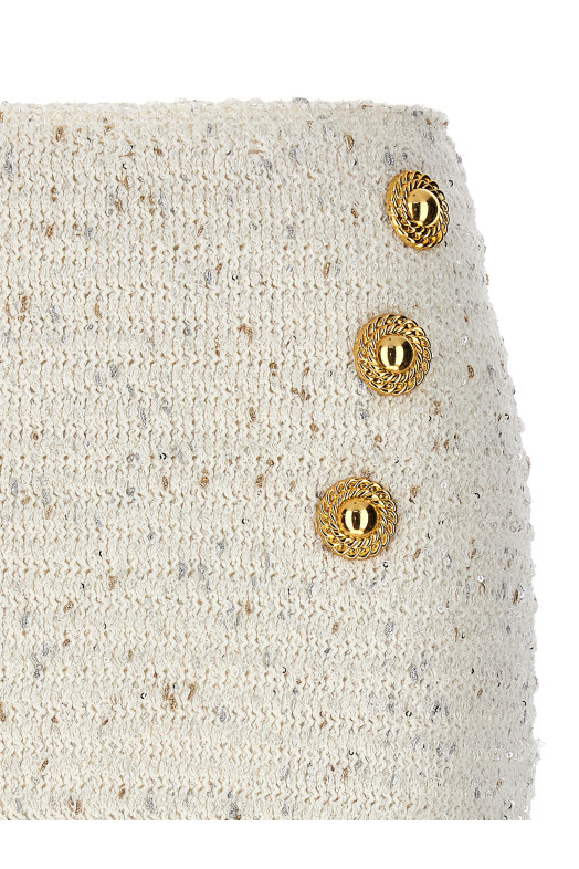 Юбка «Fringed Tweed» Белая (CF1LB049KF46GAD) Юбка «Fringed Tweed» Белая (CF1LB049KF46GAD)