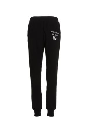 Джоггеры «DG Essential» черные DOLCE & GABBANA (GVF6AZG7D6BN0000)