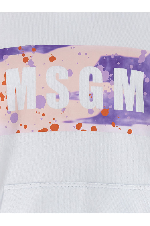 'Camo Season Box Logo' hoodie White 'Camo Season Box Logo' hoodie White