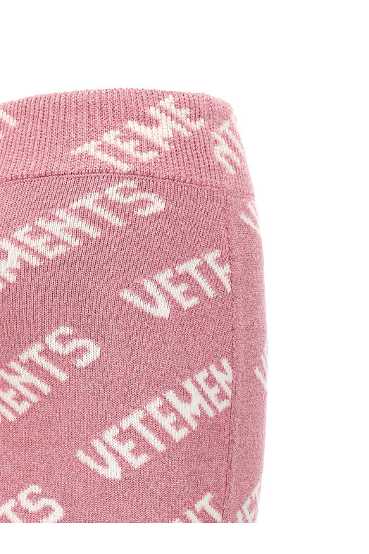 'Iconic Lurex Monogram' skirt Pink 'Iconic Lurex Monogram' skirt Pink