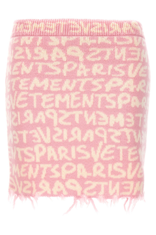'Graffiti Monogram' skirt  Pink 'Graffiti Monogram' skirt  Pink