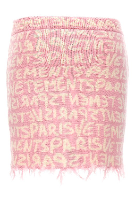 'Graffiti Monogram' skirt  Pink 'Graffiti Monogram' skirt  Pink