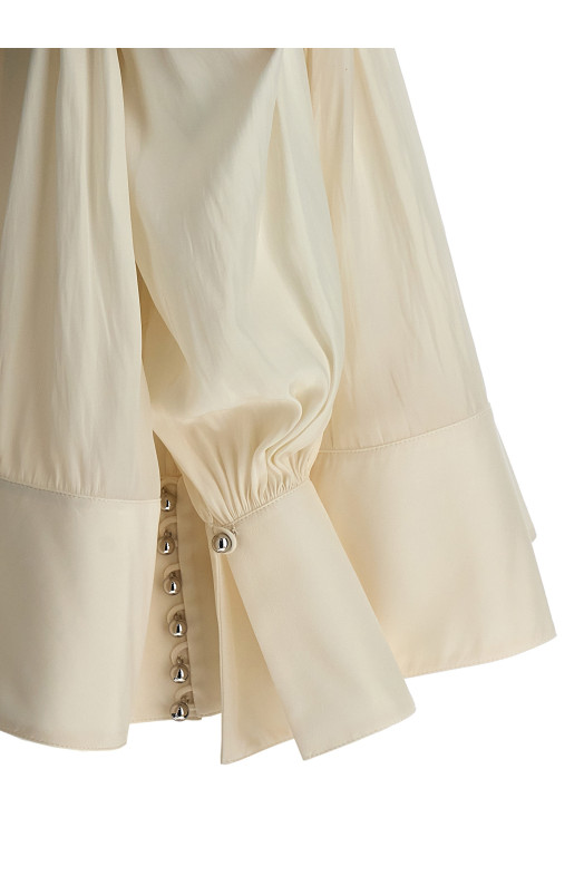 Широкая блузка Белая LANVIN (RWTO00184778P24001) Широкая блузка Белая LANVIN (RWTO00184778P24001)