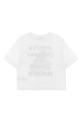 Футболка з блискучим принтом Біла DOLCE & GABBANA (L5JTMVG7L7YW0800) DOLCE & GABBANA Футболка з блискучим принтом Біла DOLCE & GABBANA (L5JTMVG7L7YW0800) DOLCE & GABBANA