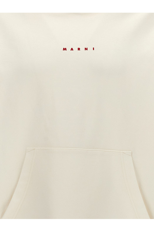 Толстовка з логотипом Біла MARNI (FUMU0073P8USCU87L1W02) Толстовка з логотипом Біла MARNI (FUMU0073P8USCU87L1W02)
