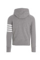 4 bar' hoodie Gray