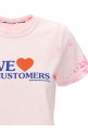 'We Love Our Customers' T-shirt Pink 'We Love Our Customers' T-shirt Pink