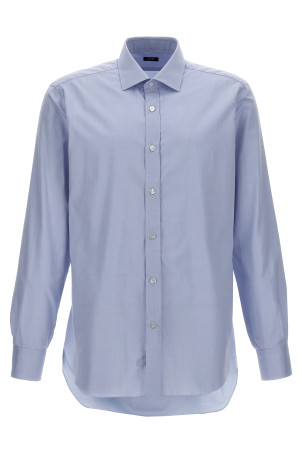 Operated cotton shirt Light Blue Operated cotton shirt Light Blue