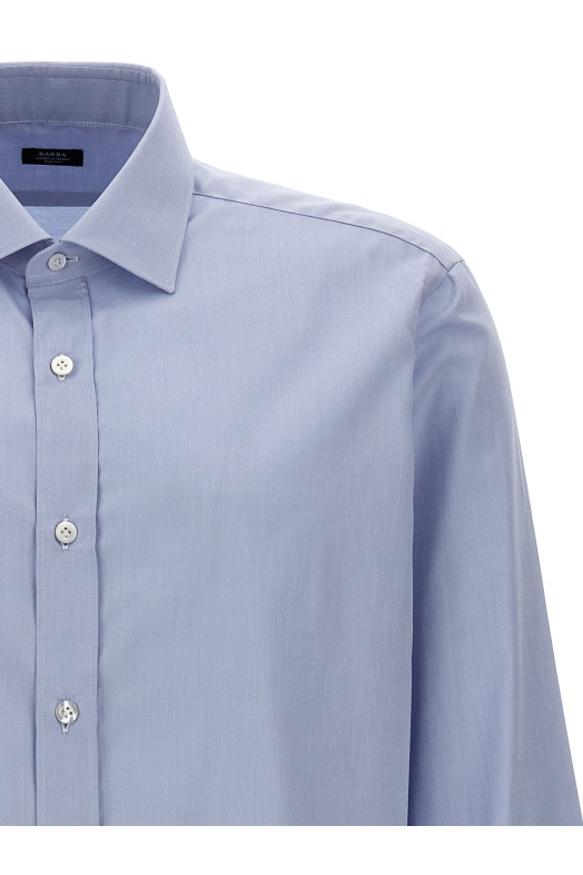 Operated cotton shirt Light Blue Operated cotton shirt Light Blue