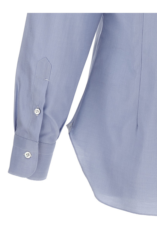 Operated cotton shirt Light Blue Operated cotton shirt Light Blue