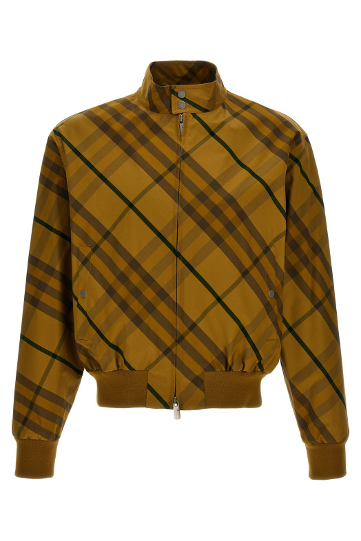 Check print jacket Yellow Check print jacket Yellow