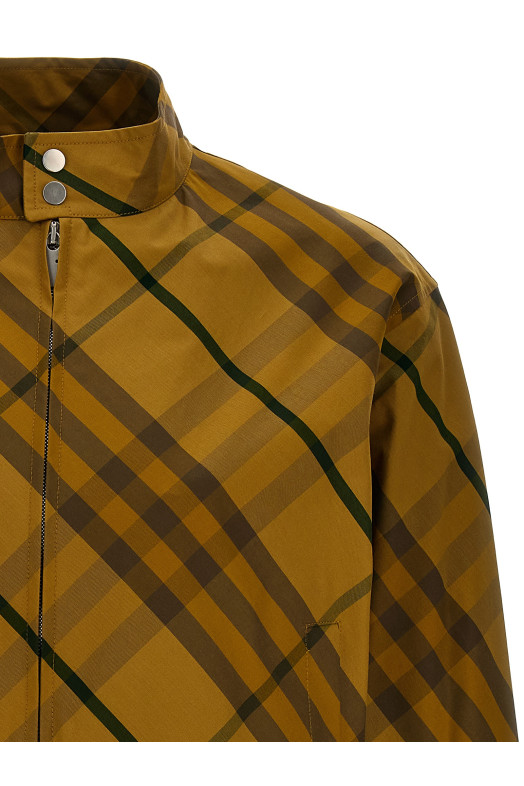 Check print jacket Yellow Check print jacket Yellow