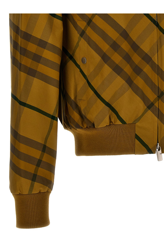Check print jacket Yellow Check print jacket Yellow