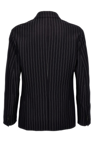 Блейзер «23 pinstripes» Синий (OMEN097S24FAB00347004700) Блейзер «23 pinstripes» Синий (OMEN097S24FAB00347004700)