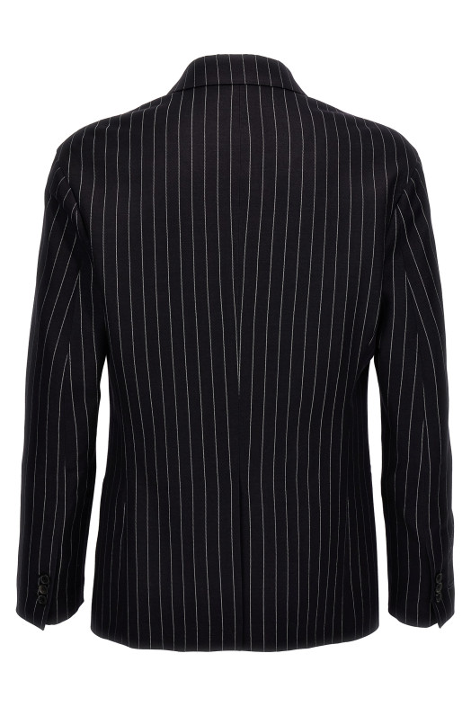 Блейзер «23 pinstripes» Синий (OMEN097S24FAB00347004700) Блейзер «23 pinstripes» Синий (OMEN097S24FAB00347004700)