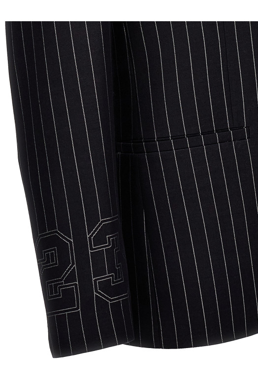 Блейзер «23 pinstripes» Синий (OMEN097S24FAB00347004700) Блейзер «23 pinstripes» Синий (OMEN097S24FAB00347004700)