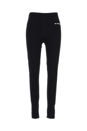 Logo print leggings Black  