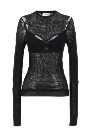 Топ «Net Arrow Bralette» Чорний (OWHT020S24KNI00110101010) Топ «Net Arrow Bralette» Чорний (OWHT020S24KNI00110101010)