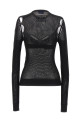 Топ «Net Arrow Bralette» Чорний (OWHT020S24KNI00110101010) Топ «Net Arrow Bralette» Чорний (OWHT020S24KNI00110101010)