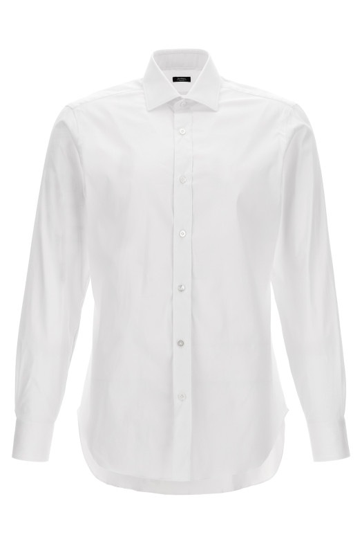 Сорочка з попліну Біла BARBA (T1U12P01PZ27000001) Сорочка з попліну Біла BARBA (T1U12P01PZ27000001)