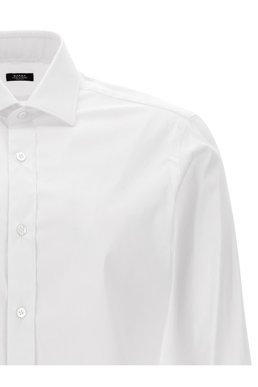 Сорочка з попліну Біла BARBA (T1U12P01PZ27000001) Сорочка з попліну Біла BARBA (T1U12P01PZ27000001)