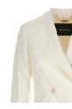 Віскозний двобортний блейзер Білий KITON (D46523K0919B0101) Віскозний двобортний блейзер Білий KITON (D46523K0919B0101)