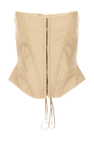 Корсет-топ бежевого цвета STELLA MCCARTNEY (6T01683DU7012600) Корсет-топ бежевого цвета STELLA MCCARTNEY (6T01683DU7012600)