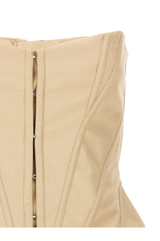 Корсет-топ бежевого цвета STELLA MCCARTNEY (6T01683DU7012600) Корсет-топ бежевого цвета STELLA MCCARTNEY (6T01683DU7012600)