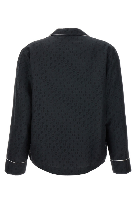 Рубашка «Off Jaquard Pajama» Черная (OWGE016C99FAB00110001000) Рубашка «Off Jaquard Pajama» Черная (OWGE016C99FAB00110001000)
