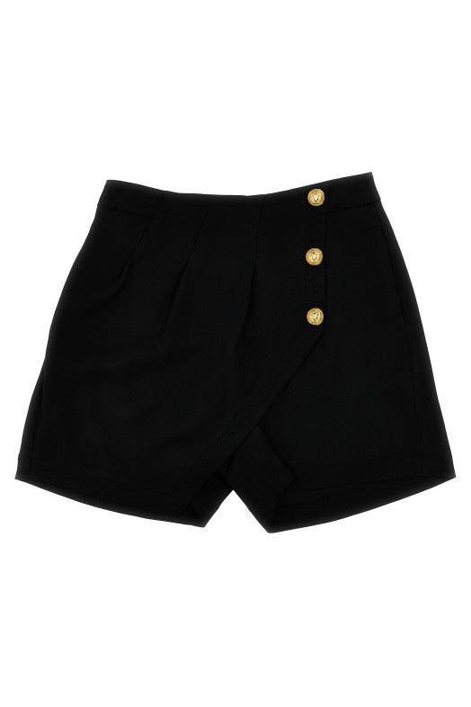Шорти з логотипом Чорні BALMAIN KIDS (BU6C79I0192930OR)