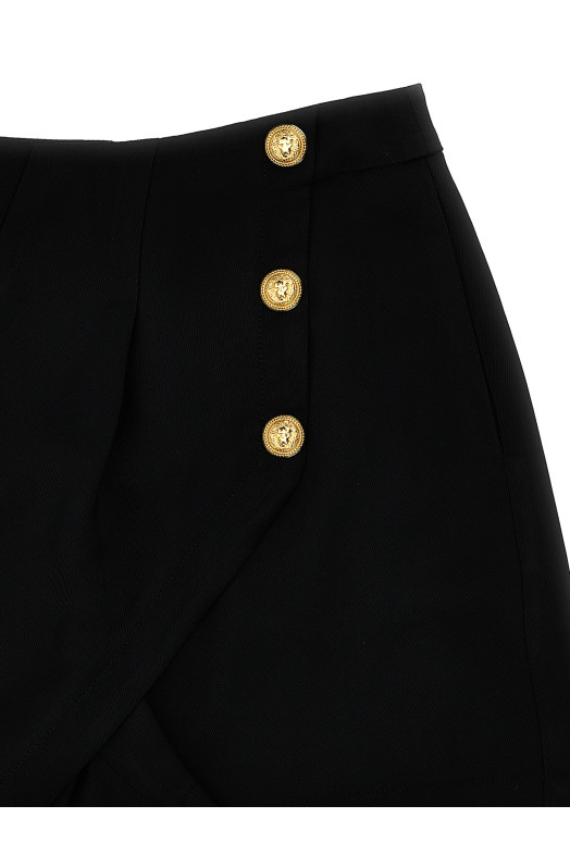 Шорти з логотипом Чорні BALMAIN KIDS (BU6C79I0192930OR)