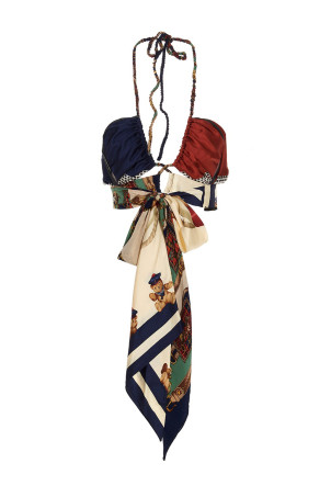 Top 'Designer Scarf' Multicolor