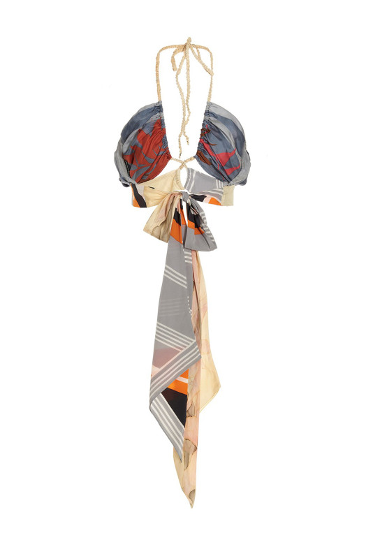 Top 'Designer Scarf' Multicolor Top 'Designer Scarf' Multicolor