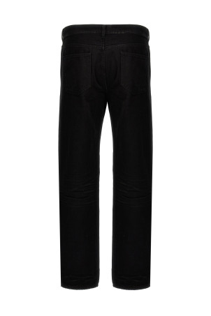 Crinkled effect jeans Black   Crinkled effect jeans Black