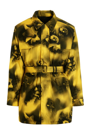 Парка з принтом Re-Nylon, жовта PRADA (SGC09111P1F0010) Парка з принтом Re-Nylon, жовта PRADA (SGC09111P1F0010)