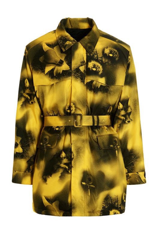 Парка з принтом Re-Nylon, жовта PRADA (SGC09111P1F0010) Парка з принтом Re-Nylon, жовта PRADA (SGC09111P1F0010)