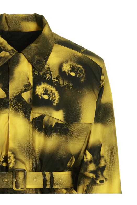 Парка з принтом Re-Nylon, жовта PRADA (SGC09111P1F0010) Парка з принтом Re-Nylon, жовта PRADA (SGC09111P1F0010)