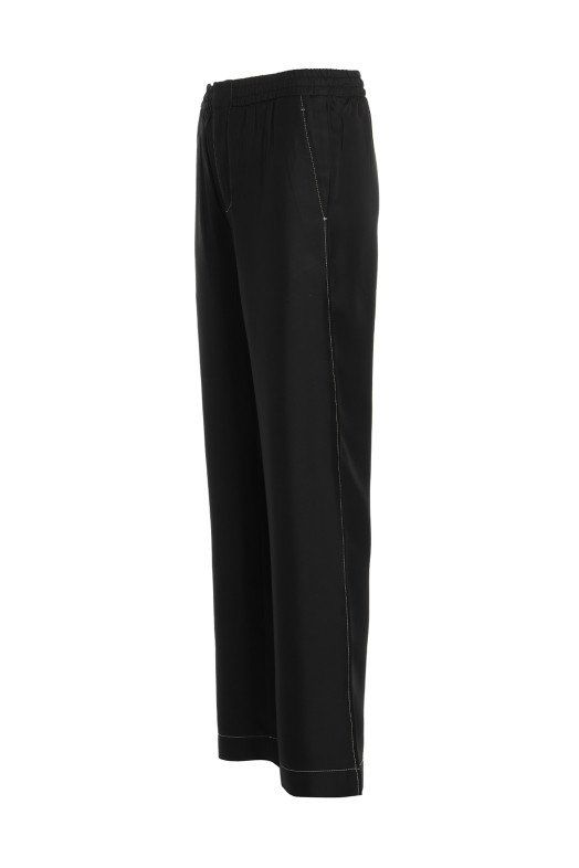 Шовкові штани Чорні PRADA (SPH259S2311QWCF0002) Шовкові штани Чорні PRADA (SPH259S2311QWCF0002)