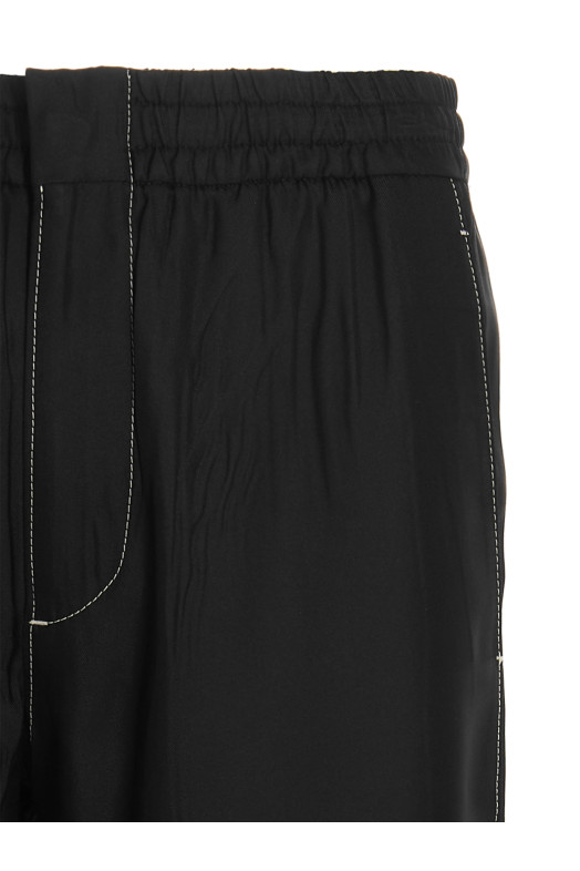 Шовкові штани Чорні PRADA (SPH259S2311QWCF0002) Шовкові штани Чорні PRADA (SPH259S2311QWCF0002)