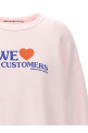 'We Love Our Customers' sweatshirt Pink 'We Love Our Customers' sweatshirt Pink
