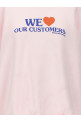 'We Love Our Customers' sweatshirt Pink 'We Love Our Customers' sweatshirt Pink