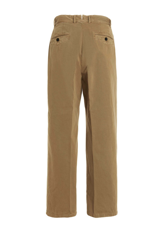 Штани з бавовни з принтом Бежеві INCOTEX RED X FACETASM (FTP013FX006510CAM) Штани з бавовни з принтом Бежеві INCOTEX RED X FACETASM (FTP013FX006510CAM)